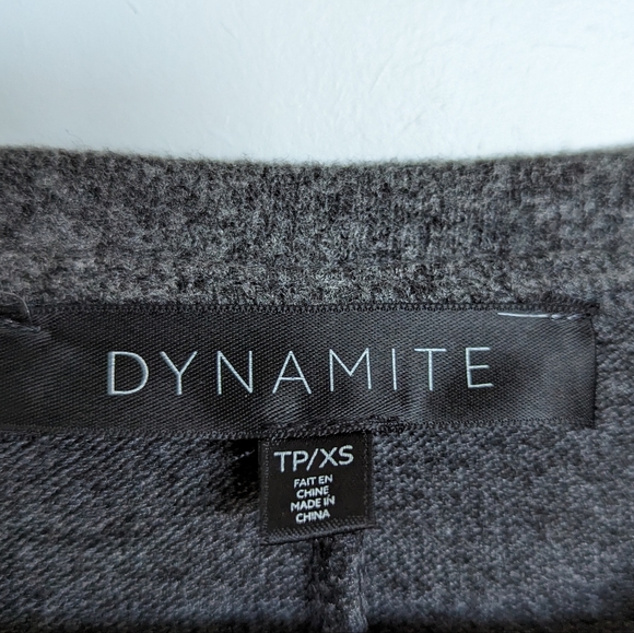 Like New Dynamite Classic Wrap Sweater Dress with Asymmetrical Hem - Picture 4 of 5